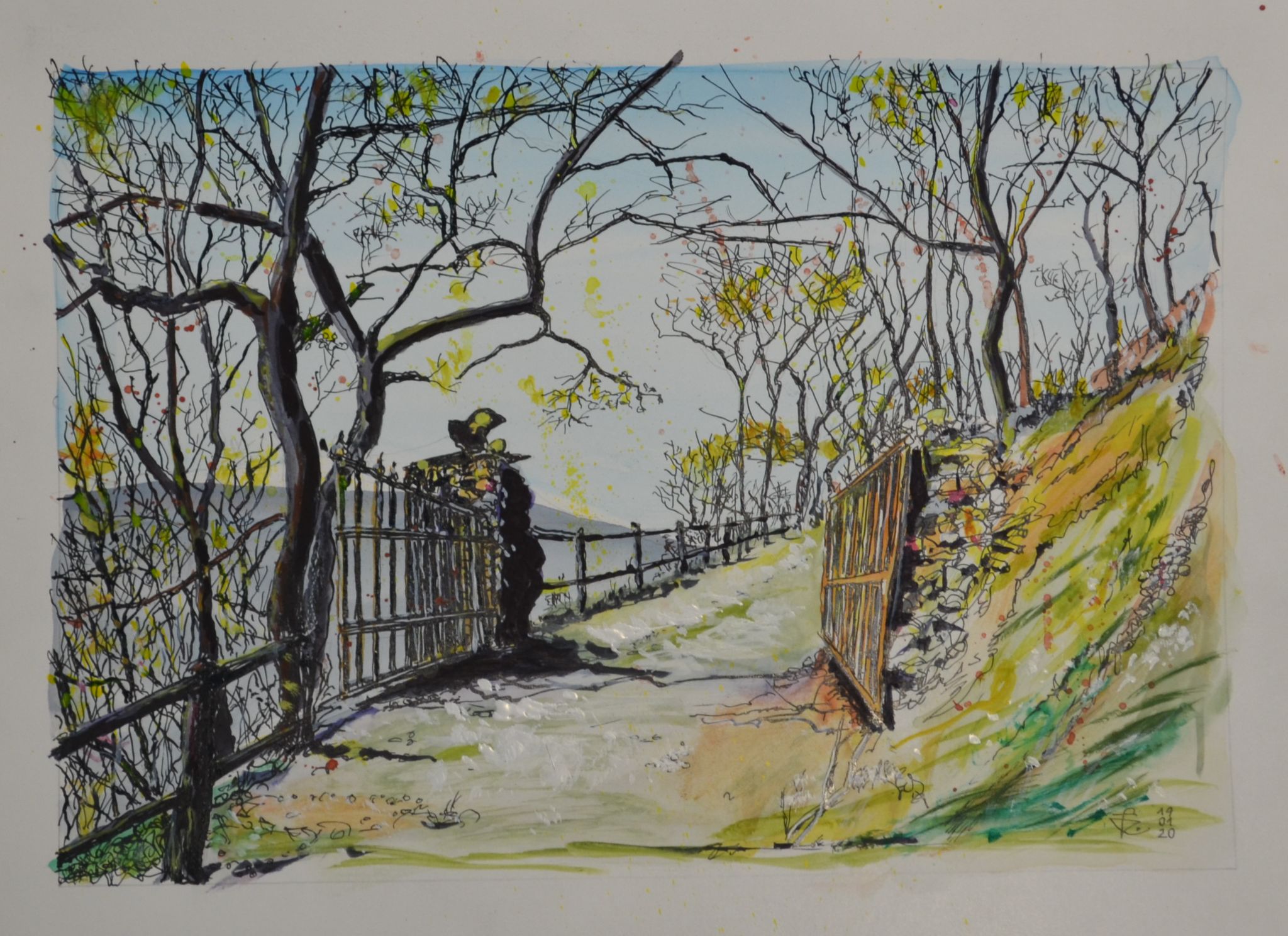 Bei Benny hintenraus,